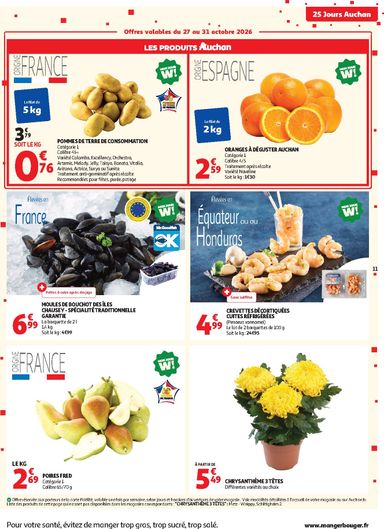 Catalogue Auchan - Auchan - 25 jours valable dès le 27/10 au 31/10 - page 11