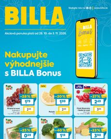 Billa - Bonus leták