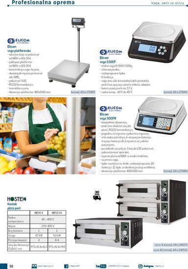 Katalog Metro - Metro - Poslovna rješenja - Trattoria vrijedi od 04.03. do 31.12. - stranica 98