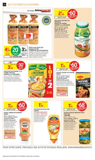 Catalogue Intermarché - Intermarché valable dès le 27/10 au 08/11 - page 21