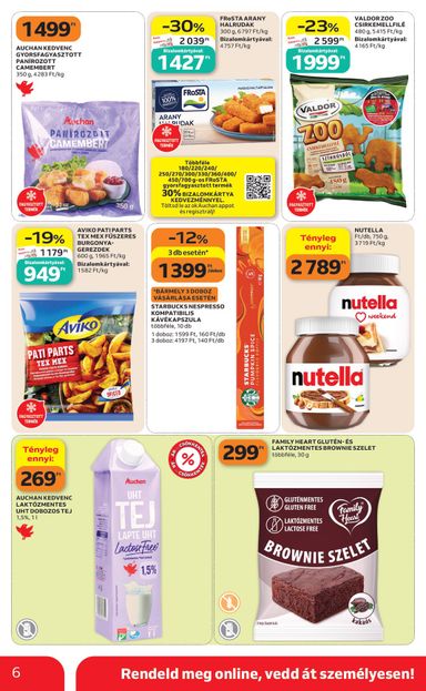 Akciós újság Auchan - Auchan szupermarket érvényes 10.29.-tól 11.04.-ig - 6 oldal