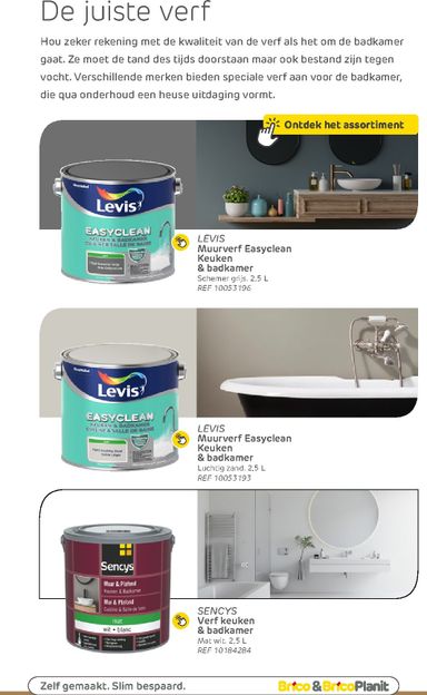 Folder Brico - Brico - Verf Magazine van 19/05 tot 31/12 - side 70