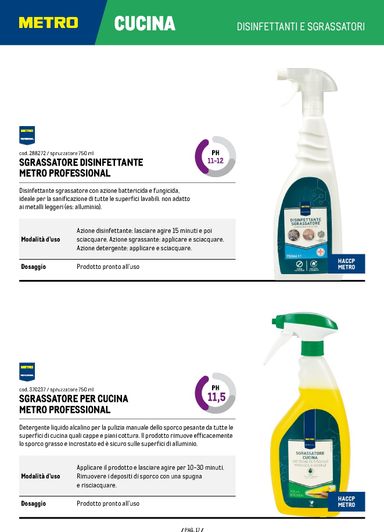 Volantino METRO - Metro - Catalogo Detergenza valido dal 04/06 al 04/06 - pagina 17