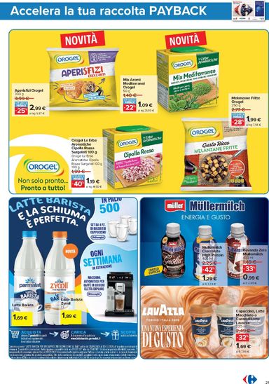 Volantino Carrefour - Carrefour - Punti Sprint Payback valido dal 13/10 al 25/10 - pagina 21