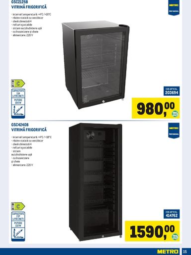 Catalogul Metro - Metro - Echipamente pentru magazinul tău de la 01.10. până la 04.01. - pagina 15