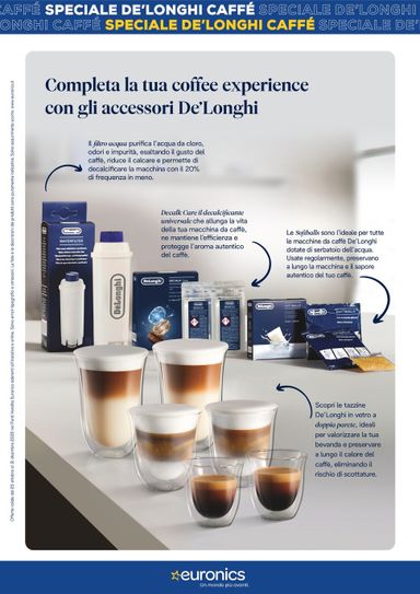 Volantino Euronics - Euronics - De Longhi Caffè valido dal 25/10 al 31/12 - pagina 9