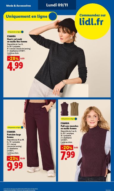 Catalogue Lidl - Lidl valable dès le 05/11 au 11/11 - page 47