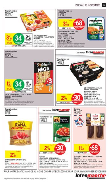 Catalogue Intermarché - Intermarché valable dès le 03/11 au 15/11 - page 35