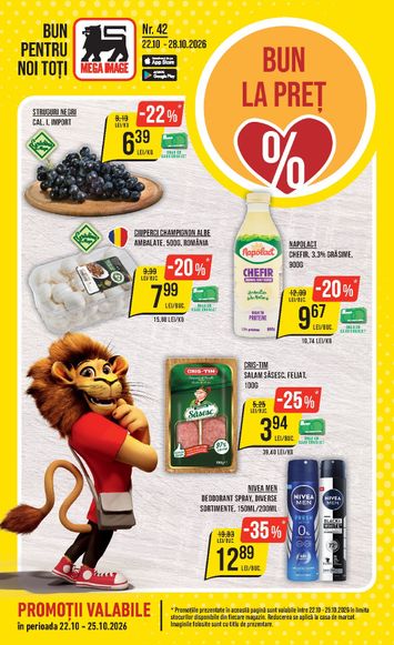 Catalogul Mega Image - Mega Image de la 22.10. până la 28.10. - pagina 1
