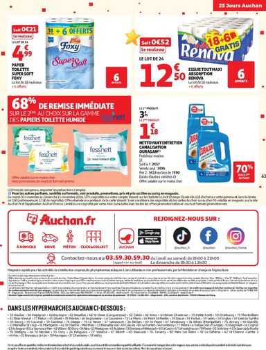 Folder Auchan - Auchan van 03/11 tot 08/11 - side 63