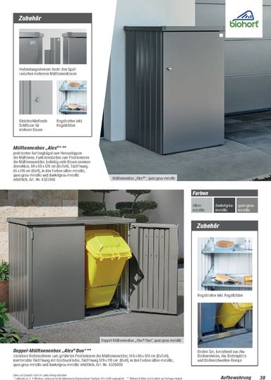 Prospekt toom - Toom - Gartenhäuser & Carports gültig ab 01.03. bis 31.12. - seite 39