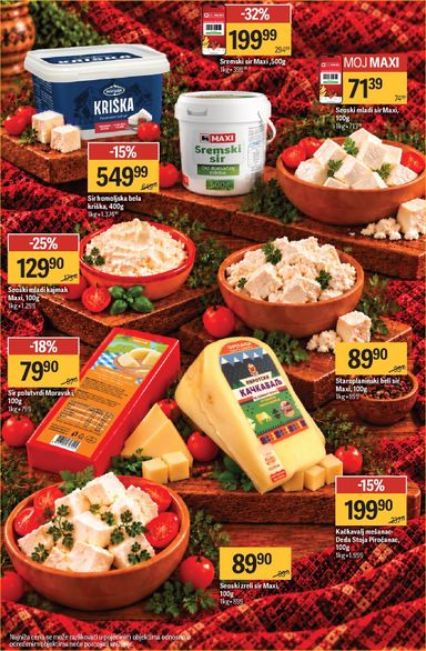 Katalog Maxi - Maxi - Iz naših krajeva ukusi koje volimo od 22.10 do 11.11 - strana 9