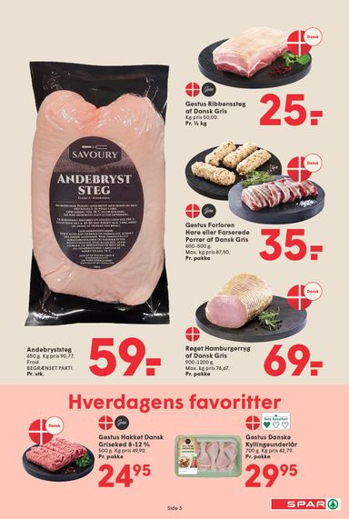 Brochurer SPAR - Spar gyldig fra 23.10. til 29.10. - side 3