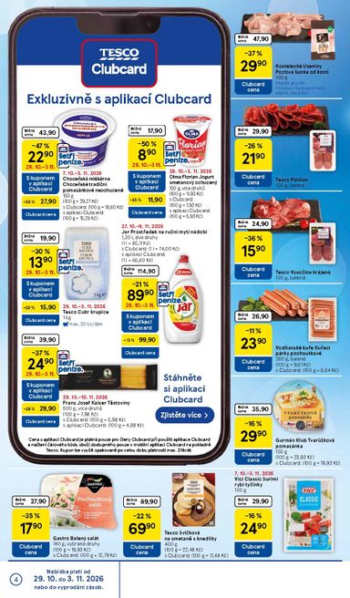 Leták Tesco - Tesco supermarket od 29.10. do 03.11. - strana 4