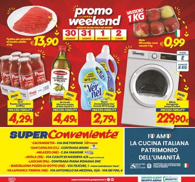 Volantino Super Conveniente - Super Conveniente - Caltanissetta, San Cataldo, Avola, Lascari, Milazzo, Barcellona Pozzo di Gotto valido dal 23/10 al 02/11 - pagina 28