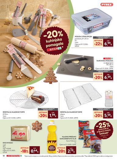 Katalog INTERSPAR - Interspar - Pečenje kolača vrijedi od 07.10. do 15.12. - stranica 20