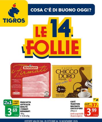 Volantino Tigros - Tigros valido dal 28/10 al 10/11 - pagina 1
