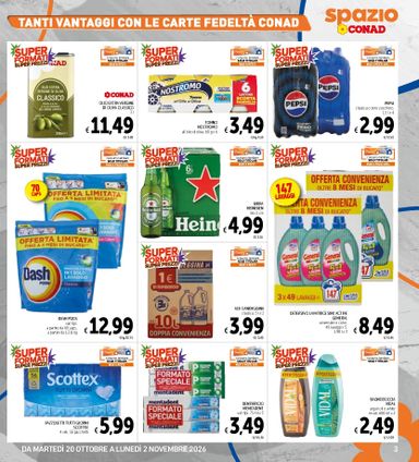 Volantino Spazio Conad - Spazio Conad - Super Formati Super Prezzi valido dal 20/10 al 02/11 - pagina 3