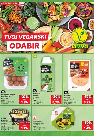 Katalog Kaufland - Kaufland - Ti si naš broj 1 vrijedi od 14.10. do 20.10. - stranica 14