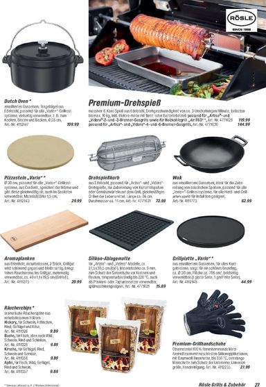 Prospekt toom - Toom - Grills & Zubehör gültig ab 01.03. bis 31.12. - seite 27