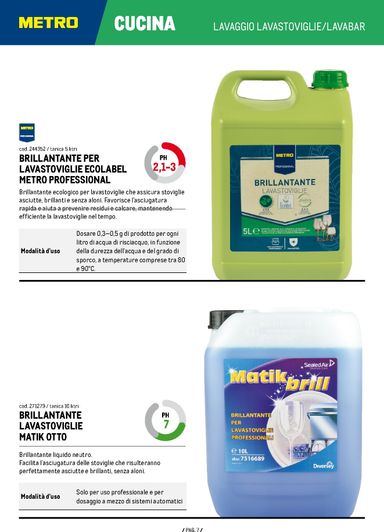 Volantino METRO - Metro - Catalogo Detergenza valido dal 04/06 al 04/06 - pagina 7