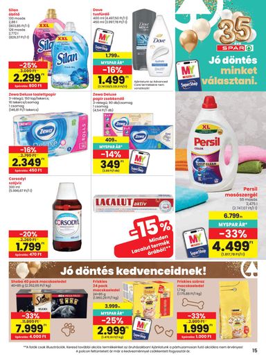 Akciós újság Spar - SPAR érvényes 10.22.-tól 10.28.-ig - 15 oldal