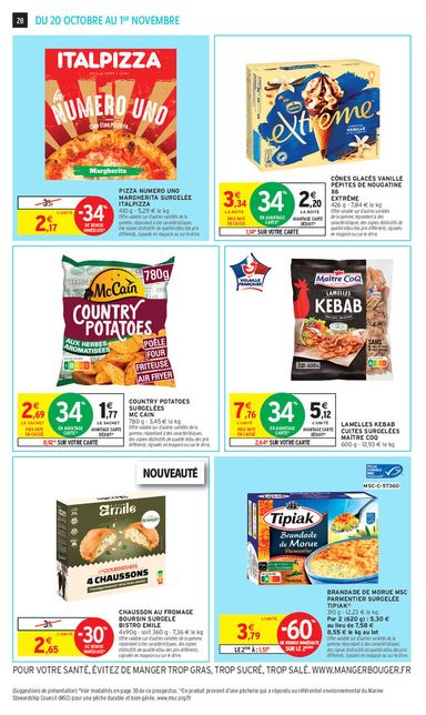 Catalogue Intermarché - Intermarché Hyper valable dès le 20/10 au 01/11 - page 28