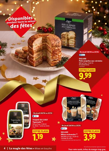 Catalogue Lidl - Lidl - Noël valable dès le 29/10 au 27/12 - page 4