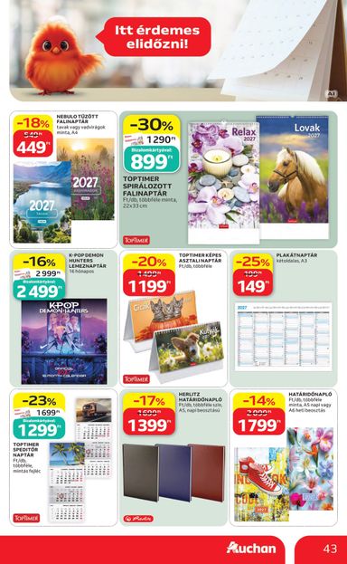 Akciós újság Auchan - Auchan Hipermarket érvényes 10.22.-tól 10.28.-ig - 43 oldal
