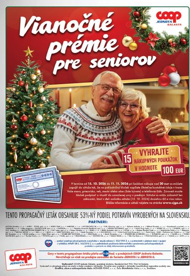 Leták COOP Jednota - COOP Jednota - Galanta od 15.10. do 28.10. - strana 12