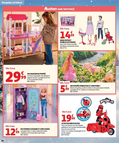 Folder Auchan - Auchan - Jouets de Noël van 16/10 tot 06/12 - side 54