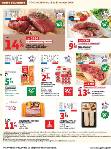 Folder Auchan - Auchan van 13/10 tot 25/10 - side 42