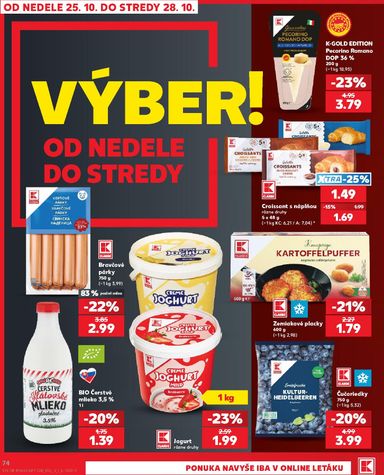 Leták Kaufland - Kaufland od 22.10. do 28.10. - strana 74