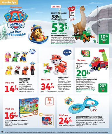 Folder Auchan - Auchan - Jouets de Noël van 16/10 tot 06/12 - side 16