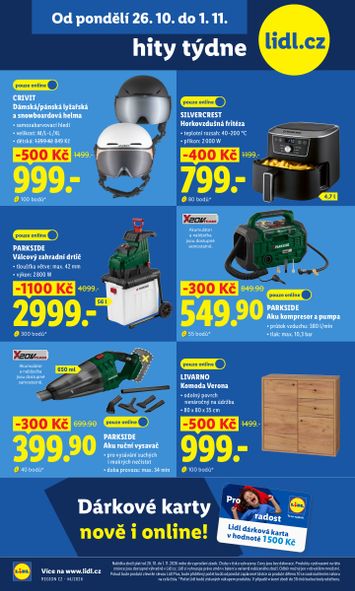 Leták Lidl - Lidl - Hity týdne od 26.10. do 01.11. - strana 1