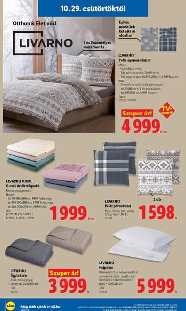 Akciós újság Lidl - Lidl érvényes 10.29.-tól 11.04.-ig - 32 oldal