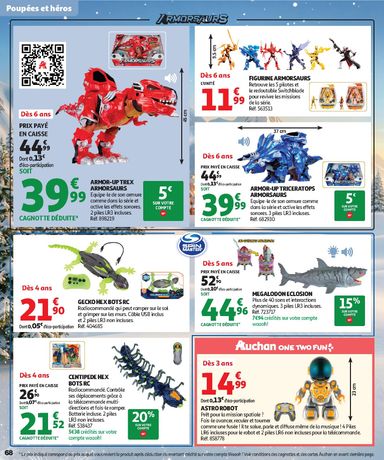 Folder Auchan - Auchan - Jouets de Noël van 16/10 tot 06/12 - side 68