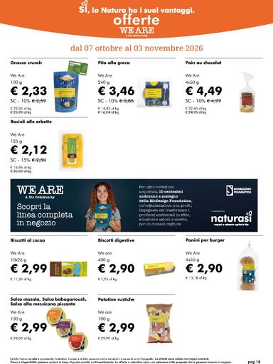 Volantino NaturaSì - NaturaSì valido dal 07/10 al 03/11 - pagina 18