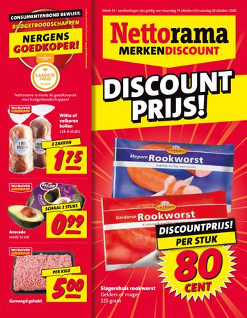 Folder Nettorama - Nettorama van 19-10 tot 25-10 - side 1