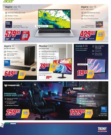 Volantino Trony - Trony valido dal 16/10 al 25/10 - pagina 10