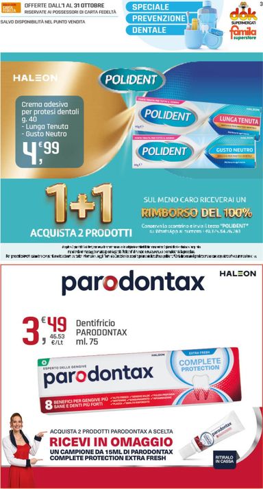 Volantino DOK - DOK - Speciale Prevenzione Dentale valido dal 01/10 al 31/10 - pagina 3
