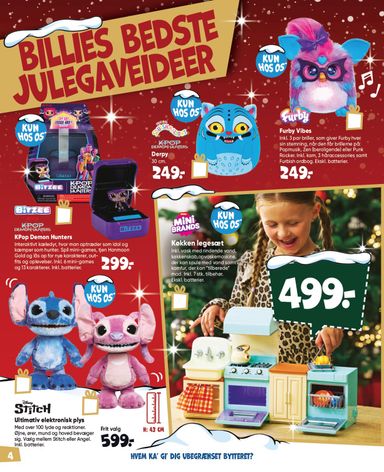 Brochurer Bilka - Bilka - Billies bedste legetøjskatalog gyldig fra 09.10. til 31.12. - side 4