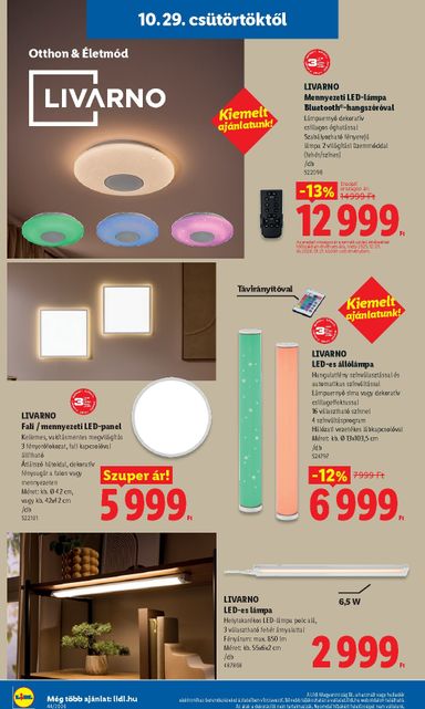 Akciós újság Lidl - Lidl érvényes 10.29.-tól 11.04.-ig - 34 oldal