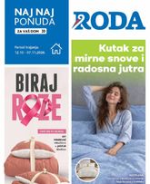 Roda - Naj naj ponuda za vaš dom važi od ponedeljka 12.10.2026