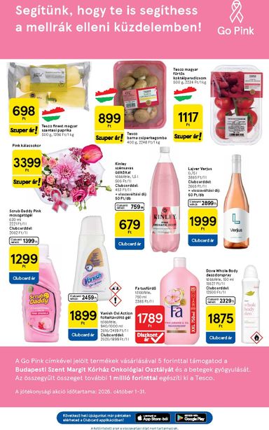 Akciós újság Tesco - Tesco érvényes 10.21.-tól 10.28.-ig - 21 oldal