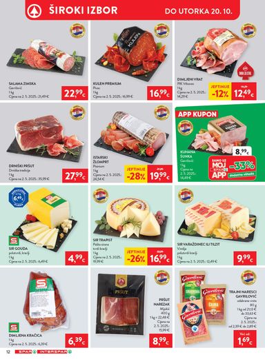 Katalog INTERSPAR - Interspar vrijedi od 14.10. do 20.10. - stranica 18