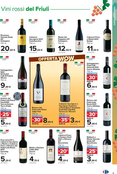 Volantino Carrefour - Carrefour - Catalogo vini valido dal 05/10 al 08/11 - pagina 19