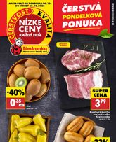 Biedronka - Čerstvá pondelková ponuka platný od pondelka 26.10.2026
