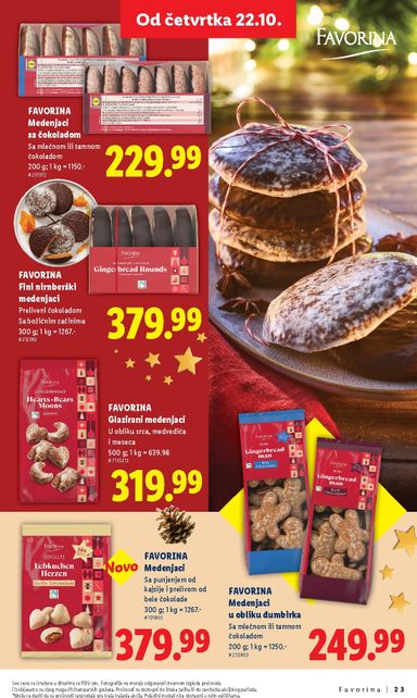Katalog Lidl - Lidl - Favorina od 22.10 do 31.12 - strana 23