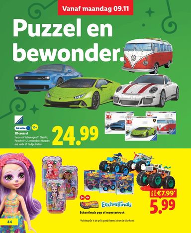Folder Lidl - Lidl - Speelgoedboek van 09-10 tot 05-12 - side 44